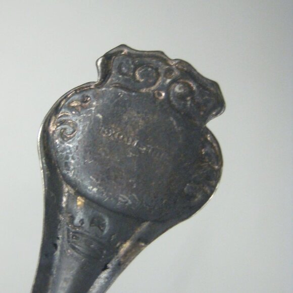 Dundee Scotland Vintage Souvenir Spoon Crown Mark Enamel - Picture 6 of 8